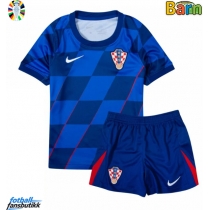 Kroatia Bortedraktsett Barn EM 2024 Kortermet (+ Korte bukser)